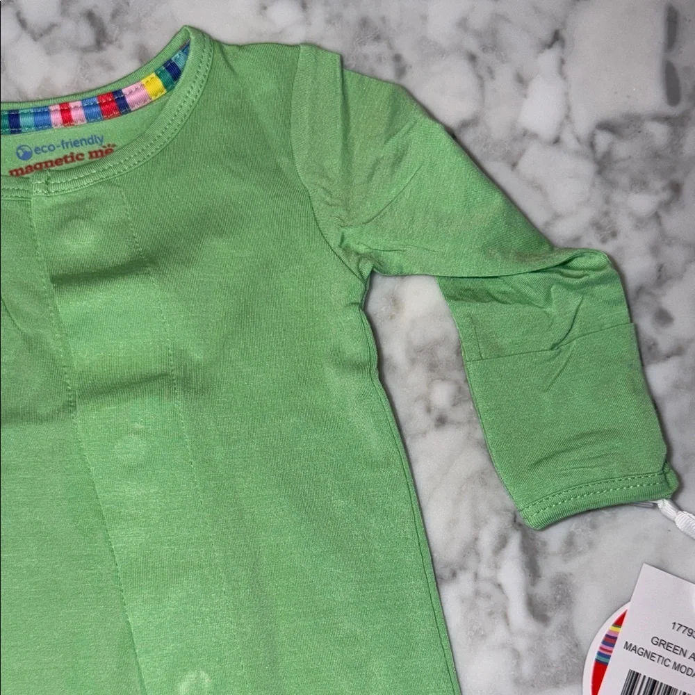 NWT Magnetic Me Modal Green Footie